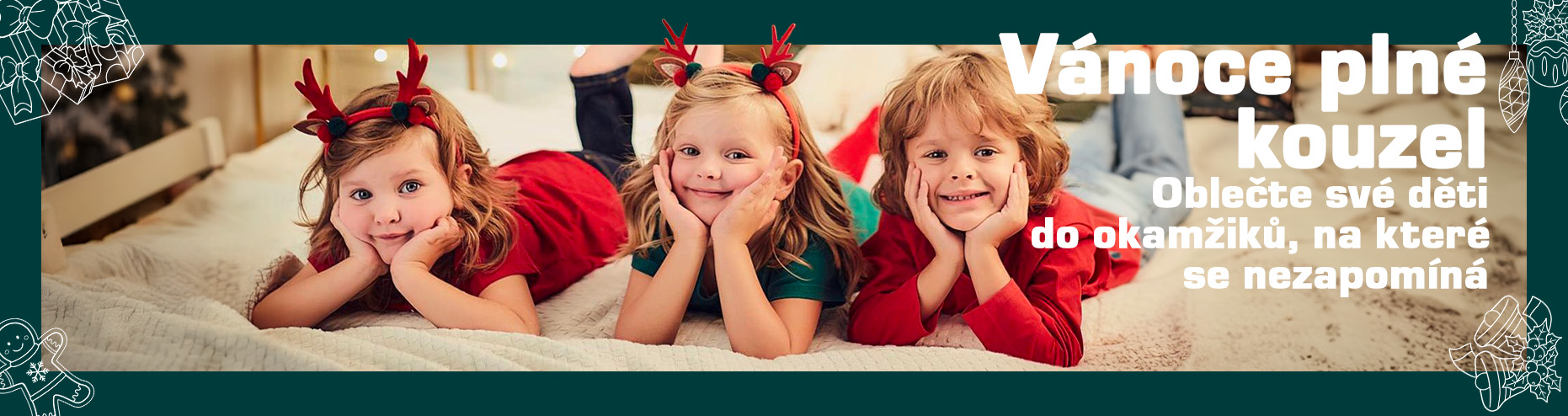 Vánoce plné kouzel. Oblečte své děti do okamžiků, na které se nezapomíná