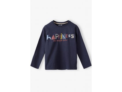 Chlapecké tričko dlouhý rukáv Happiness
