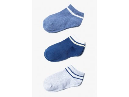 Chlapecké krátké ponožky modré - 3 páry v balení