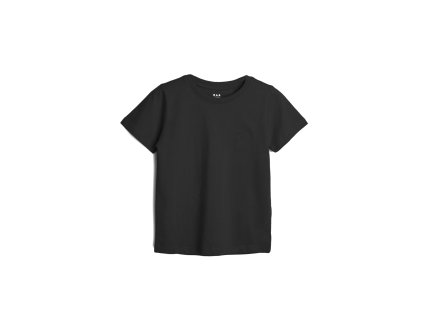 Chlapecké černé tričko krátký rukáv s vyšitým logem LTD