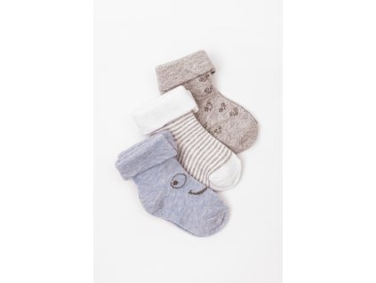 Ponožky - 3 páry v balení (Barva Mix barev, Velikost 12/14)