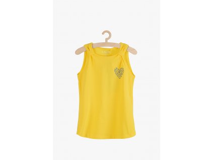Tričko bez rukávů (Barva Žlutá, Velikost 104)
