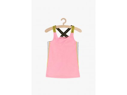 Sportovní tričko bez rukávů (Barva Růžová, Velikost 134)