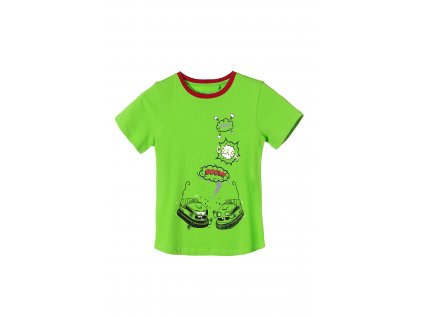 Chlapecké zelené tričko krátký rukáv Boom