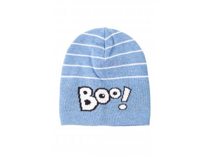 Chlapecká čepice s nápisem Boo