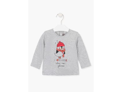 Kojenecké tričko dlouhý rukáv s potiskem (různé barvy)