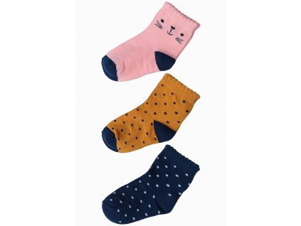 Mix dívčích ponožek - 3 páry v balení