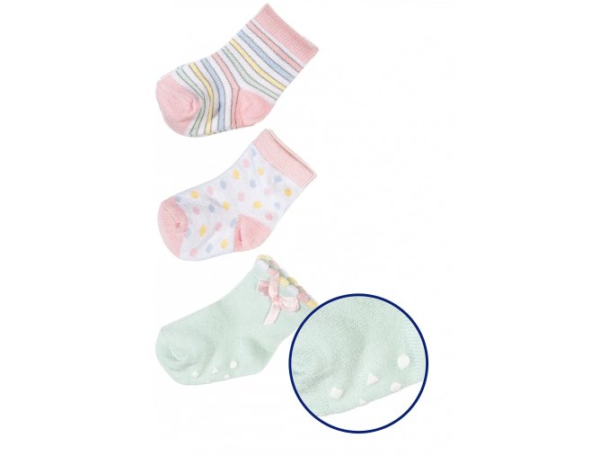 Kojenecké ponožky mix - 3 páry