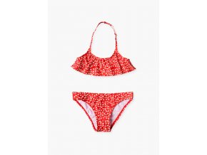 Dívčí plavky dvoudílné (Barva Červená, Velikost 134/140)