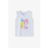 Dívčí bílé tričko bez rukávů Ovoce