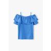 Dívčí tričko na ramínka s volánkem