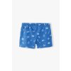 Dívčí modré šortky s celoplošným potiskem