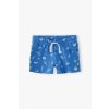 Dívčí modré šortky s celoplošným potiskem