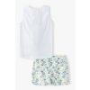 Dívčí pyžamo bez rukávů a krátké nohavice Ananas