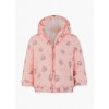 Kojenecká zimní růžová bunda s kapucí