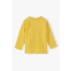 Kojenecké žluté tričko dlouhý rukáv Dino
