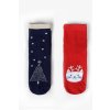 Dívčí vánoční ponožky - 2 páry v balení