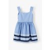 Dívčí bavlněné elegantní šaty na ramínka