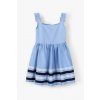 Dívčí bavlněné elegantní šaty na ramínka