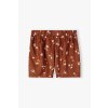 Dívčí šortky z viskózy s potiskem kytiček