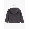 Dívčí šedá mikina na zip s kapucí New York