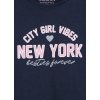 Dívčí tričko dlouhý rukáv New York
