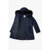 Dívčí zimní bunda typu parka s odnímatelnou kapucí