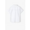 Chlapecká bílá košile krátký rukáv