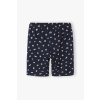 Chlapecké tmavé kraťasy s drobným potiskem