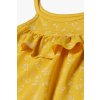 Dívčí letní šaty na ramínka žluté