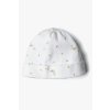 Kojenecká bavlněná čepička s potiskem