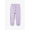 Fialové volné dívčí tepláky s kapsami