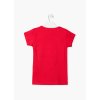 Tričko krátký rukáv s aplikací (Barva Červená, Velikost 134/140)