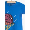 Tričko krátký rukáv s aplikací (Barva Modrá, Velikost 104)