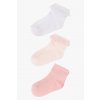 Ponožky - 3 páry v balení (Barva Růžová, Velikost 21/23)