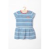 Kojenecké šaty proužkované (Barva Modrá, Velikost 62)