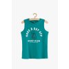 Tričko bez rukávů s potiskem (Barva Zelená, Velikost 134)