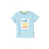 Kojenecké světle modré tričko krátký rukáv