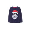 Chlapecké tričko dlouhý rukáv s potiskem a aplikací