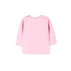 Kojenecké růžové tričko dlouhý rukáv s nápisem