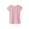 Dívčí tričko krátký rukáv s potiskem a volánky