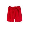 Dívčí červené kraťasy s vázačkou
