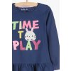 Dívčí šaty dlouhý rukáv Time to play