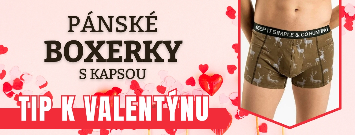 Pánské boxerky s kapsou