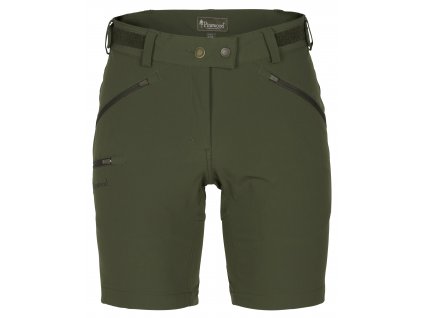 3111 1358 damske zelene kratasy pinewood abisko light stretch