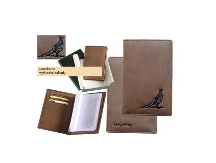 pouzdro na doklady bazant