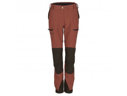 damske kalhoty Pinewood Caribou Hunt Trousers Womens Terracotta Suede Brown