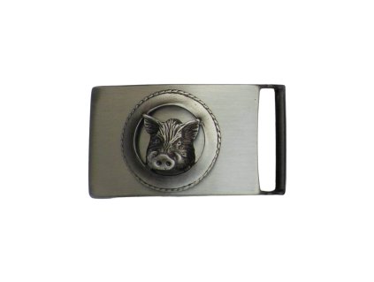 spona divocak v kruhu stribrna