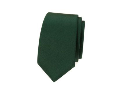kravata Avantgard slim lux zelena matna 1