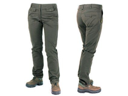 Kalhoty Tina khaki damske